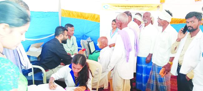 ಬೊಮ್ಮಾಯಿ  65 ನೇ ಹುಟ್ಟು ಹಬ್ಬದ ಪ್ರಯುಕ್ತ ಆರೋಗ್ಯ ತಪಾಸಣೆ