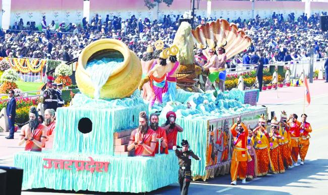 76ನೇ ಗಣರಾಜ್ಯೋತ್ಸವ ಪರೇಡ್‌ನಲ್ಲಿ ಉತ್ತರ ಪ್ರದೇಶದ  ಸ್ತಬ್ಧಚಿತ್ರಕ್ಕೆ ಪ್ರಥಮ ಬಹುಮಾನ