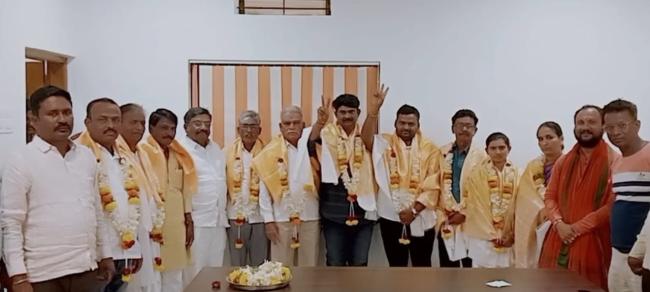 ಪಂಚಾಚಾರ್ಯ ಸಹಕಾರಿ ಸಂಘದ ಅಧ್ಯಕ್ಷ- ಉಪಾಧ್ಯಕ್ಷರ ಚುನಾವಣೆ ಅಧ್ಯಕ್ಷರಾಗಿ ಜಹಾಗೀರದಾರ, ಉಪಾಧ್ಯಕ್ಷರಾಗಿ ಡೋಣೂರಮಠ ಅವಿರೋಧ ಆಯ್ಕೆ