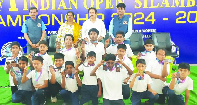 ದೊಣ್ಣೆ ವರೆಸೆ ರಾಷ್ಟ್ರಮಟ್ಟದ ಕ್ರೀಡಾಕೂಟ: ಕರ್ನಾಟಕಕ್ಕೆ 5ಚಿನ್ನ, 4 ಬೆಳ್ಳಿ 11 ಕಂಚಿನ ಪದಕ