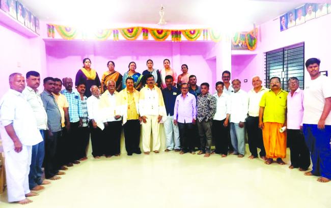 ಅಧ್ಯಕ್ಷರಾಗಿ ಕೇದಾರ​‍್ಪ ಶಂಕ್ರ​‍್ಪ ಬಗಾಡೆ ಆಯ್ಕೆ