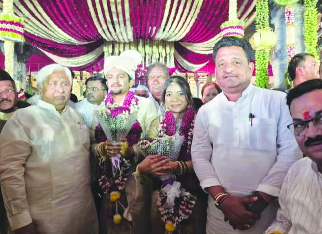 ಅದ್ದೂರಿಯಾಗಿ ಜರುಗಿದ ಶಾಸಕರ ಸುಪುತ್ರಿ ವಿವಾಹ 