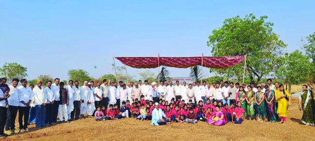 ಶಾಂತಿನಿಕೇತನ ವಿದ್ಯಾ ಸಂಸ್ಥೆಯ ಆಟದ ಮೈದಾನ ಉದ್ಘಾಟನೆ