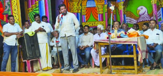 ಗ್ರಾಮೀಣ ಭಾಗದಲ್ಲಿ ರಂಗಭೂಮಿ ಕಲೆಗೆ ಹೆಚ್ಚು ಪ್ರೋತ್ಸಾಹ: ಪಟೇಲ್