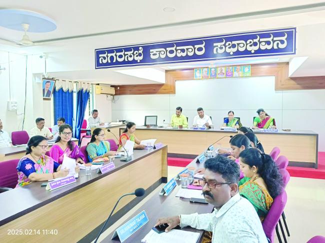 ಕಾರವಾರ ನಗರಸಭೆ ಸಾಮಾನ್ಯ ಸಭೆ:ಕಡಲತೀರ ಅಭಿವೃದ್ಧಿಗೆ ನಗರಸಭೆ ಅನುದಾನ  