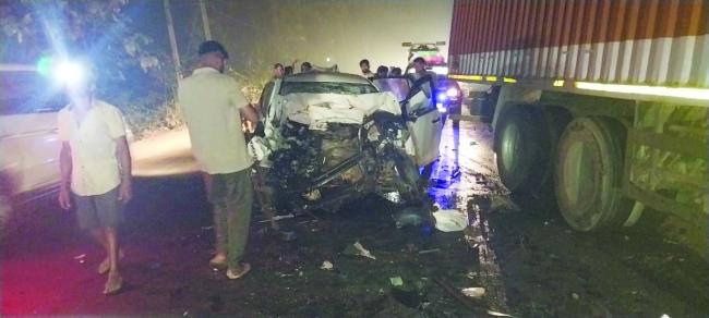 ಅರಬೈಲ್ ಘಟ್ಟದಲ್ಲಿ ಭೀಕರ ಅಪಘಾತ