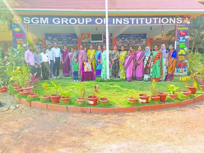 ಘನಮಠೇಶ್ವರ ಶಿಕ್ಷಣ ಸಂಸ್ಥೆಯಲ್ಲಿ ಛತ್ರಪತಿ ಶಿವಾಜಿ ಜಯಂತಿ  ಆಚರಣೆ 