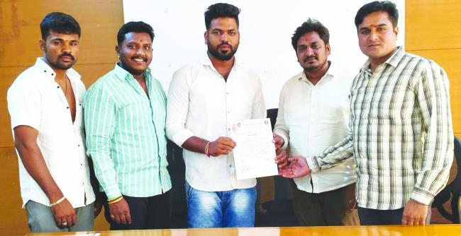 ವಾಲ್ಮೀಕಿ ಜಿಲ್ಲಾ ಉಪಾಧ್ಯಕ್ಷರಾಗಿ ಜಿ.ಎನ್‌.ವೀರೇಶ ಆಯ್ಕೆ  