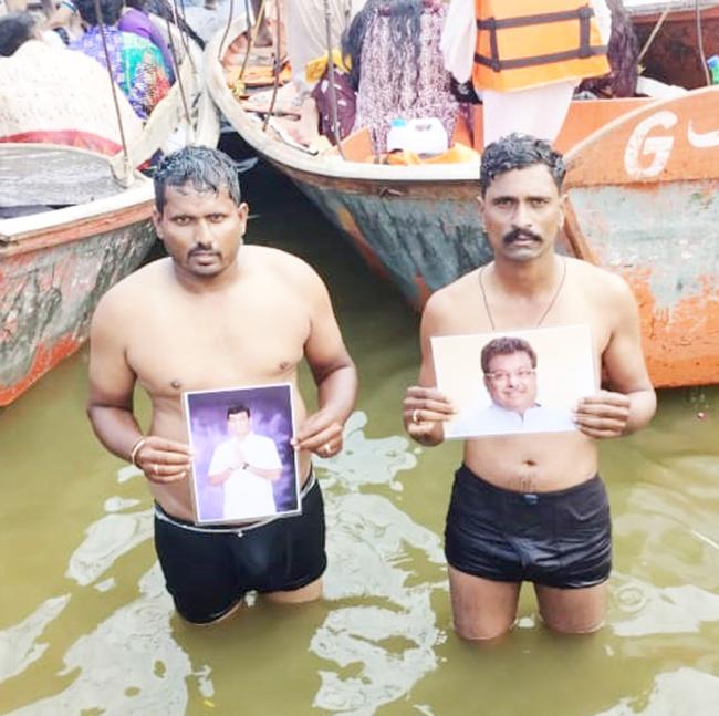 ಎಂಬಿ ಪಾಟೀಲ ಅವರು ಸಿಎಂ ಆಗಬೇಕೆಂದು ಪವಿತ್ರ ಸ್ನಾನ 