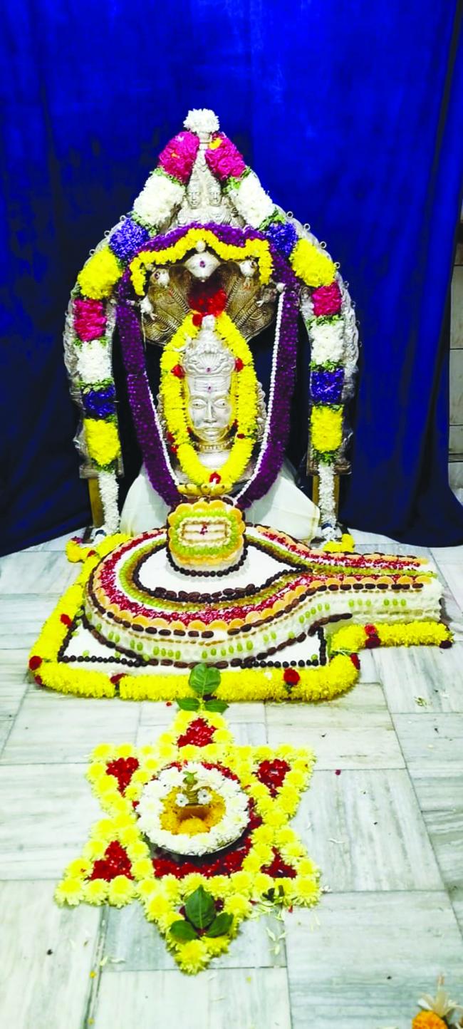 ವಿಷೇಶ ಅಲಂಕಾರದಿಂದ ಕಂಗೋಳಿಸಿದ ಎ.ಪಿ.ಎಂ.ಸಿ  ಯಾರ್ಡ್‌ ನಲ್ಲಿರುವ  ಪುರಸಿದ್ದೇಶ್ವರ