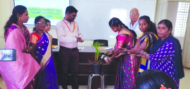 ಸಂಜೀವಿನಿ ಒಕ್ಕೂಟದ ಮಹಿಳೆಯರಿಗೆ ತರಬೇತಿ ಪ್ರಾರಂಭ  