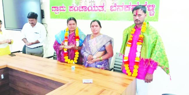 ಬೆನಕನಹಳ್ಳಿ ಗ್ರಾ ಪಂ ಉಪಾಧ್ಯಕ್ಷರಾಗಿ ಜಟ್ಟಿಂಗರಾಯ ಅವಿರೋಧ ಆಯ್ಕೆ  