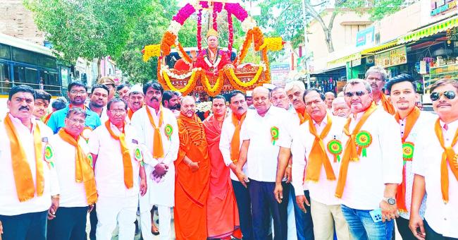 ರಾಯಚೋಟಿಯಲ್ಲಿ ಶ್ರೀಶೈಲ ಜಗದ್ಗುರುಗಳ ಅಡ್ಡಪಲ್ಲಕ್ಕಿ ಮಹೋತ್ಸವ 