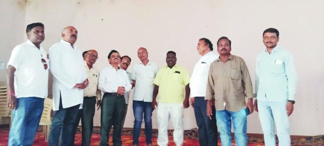 ತಗಡೂರು ಮತ್ತು ಲೋಕೇಶ್ ರಿಂದ ಕಾರ್ಯಕ್ರಮದ ಸ್ಥಳ ಪರೀಶೀಲನೆ 