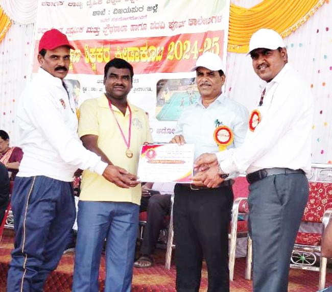 ದೈಹಿಕ ಶಿಕ್ಷಕ ರಾವೂತ ಪೂಜಾರಿ ರಾಜ್ಯ ಮಟ್ಟಕ್ಕೆ ಆಯ್ಕೆ