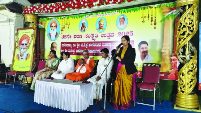 ಸಂಸ್ಕೃತಿಯನ್ನ ಉಳಿಸಲು ಶರಣ ಸಂಸ್ಕೃತಿ ಉತ್ಸವದಲ್ಲಿ ಪಾಲ್ಗೋಳ್ಳಿ : ಶಕುಂತಲಾ ದುಂಡಿಗೌಡ್ರ