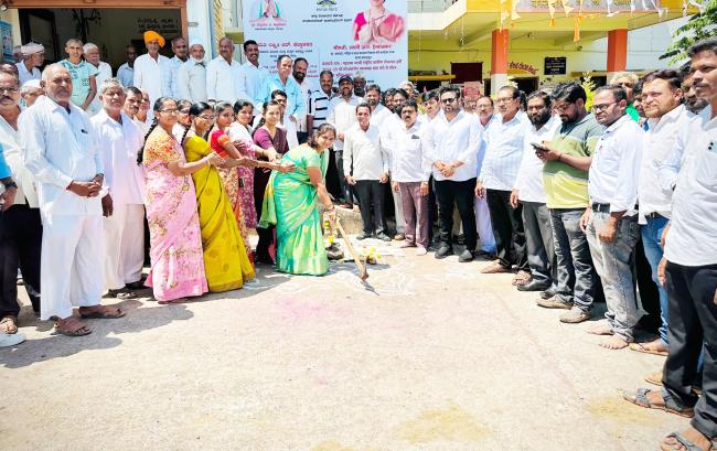 ಬಸ್ತವಾಡ: 4.48 ಕೋಟಿ ರೂ. ವೆಚ್ಚದ ಕಾಮಗಾರಿಗೆ ಭೂಮಿ ಪೂಜೆ