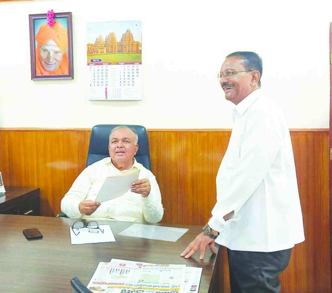 ಸಚಿವ ರಾಮಲಿಂಗಾರೆಡ್ಡಿ ಭೇಟಿ ಮಾಡಿದ ಎಸ್‌.ಆರ್‌.ಪಾಟೀಲ