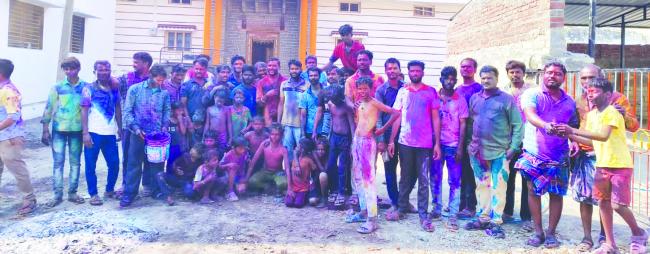 ತಾಲೂಕಿನಾದ್ಯಂತ ಸಂಭ್ರಮದ ಬಣ್ಣದ ಓಕಳಿ