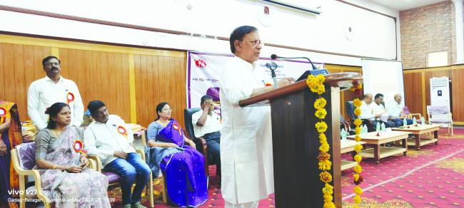  ದಿನಾಚರಣೆಗೆ ಚಾಲನೆ ನೀಡಿದ ವಿಧಾನ ಪರಿಷತ್ ಶಾಸಕ ಎಸ್‌.ವಿ.ಸಂಕನೂರ 