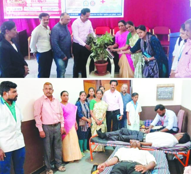 ರಕ್ತದಾನದಿಂದ ಜೀವ ಉಳಿಸುವ ಪುಣ್ಯ ಸಿಗುತ್ತದೆ-ಡಾ. ಶಿವನಗೌಡ ಪಾಟೀಲ 