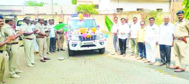 ಅನುದಾನದಡಿ ರೂ.12ಲಕ್ಷ ವೆಚ್ಚದಲ್ಲಿ ಸ್ಥಳೀಯ ಪೊಲೀಸ್ ಠಾಣೆಗೆ ಒದಗಿಸಿದ : ಶ್ರೀನಿವಾಸ ಮಾನೆ