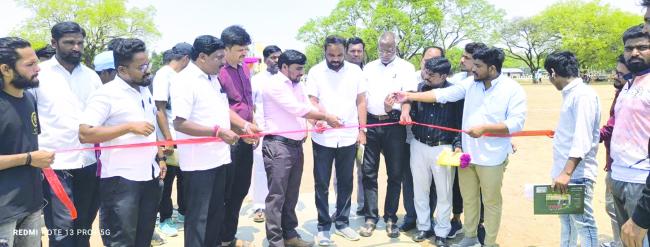 ಅಂಬೇಡ್ಕರ್ ಜಯಂತಿ: ಅಂಬೇಡ್ಕರ್ ಕಪ್ ಮಹಾನಾಯಕ ಕ್ರಿಕೆಟ್ ಟೂರ್ನಿಗೆ ಚಾಲನೆ  