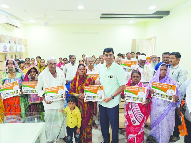 ಫಲಾನುಭವಿಗಳಿಗೆ ಮಂಜೂರಾತಿ ಆದೇಶ ಪತ್ರ ವಿತರಣೆ 