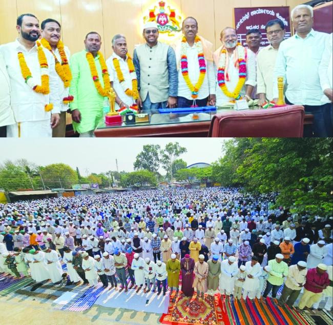 ಕೊಪ್ಪಳದಲ್ಲಿ ಸಂಭ್ರಮದ ಈದುಲ್ ಫಿತರ್ ರಮಜಾನ್ ಹಬ್ಬ ಆಚರಣೆ