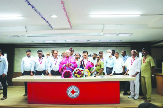 ಭಾರತೀಯ ರೆಡ್ ಕ್ರಾಸ್ ಸಂಸ್ಥೆಗೆ ಸಭಾಪತಿಯಾಗಿ ರಾಜೀವ ಶೆಟ್ಟಿ, ಉಪಸಭಾಪತಿಯಾಗಿ ಕೊಪ್ಪಳದ ಶ್ರೀನಿವಾಸ ಹ್ಯಾಟಿ ಆಯ್ಕೆ