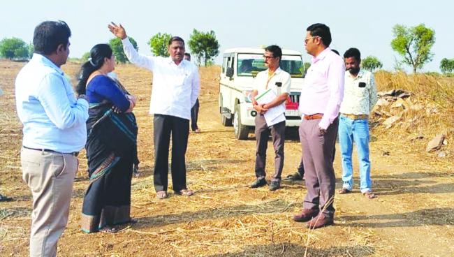 ಪ್ರಜಾಸೌಧ ಸ್ಥಳ ಡಿಸಿ ಟಿ.ಭೂಬಾಲನ್ ಪರೀಶೀಲನೆ  
