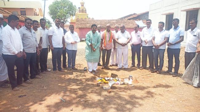 ಅಭಿವೃದ್ಧಿ ಕಾಮಗಾರಿಗೆ ಶಾಸಕ ದುರ್ಯೋಧನ ಐಹೊಳೆ ಚಾಲನೆ 