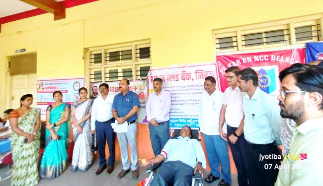 ಶಿವಾನಂದ ಮಹಾವಿದ್ಯಾಲಯದಲ್ಲಿ ರಕ್ತದಾನ ಶಿಬಿರ