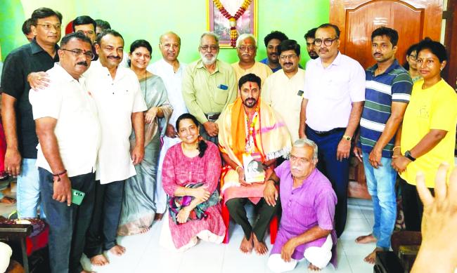 ಖ್ಯಾತ ಶಿಲ್ಪಿ ಅರುಣ ಯೋಗಿರಾಜ ಅವರಿಗೆ ಸನ್ಮಾನ 