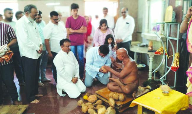 ಆಚಾರ್ಯ ಕುಂಥುಸಾಗರ ಮುನಿಗಳ ನಗರ ಪ್ರವೇಶ  