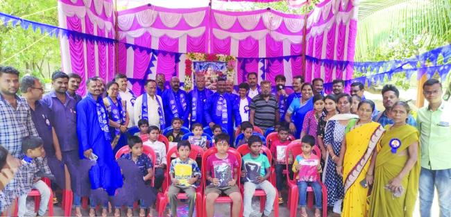 ವಿಶಿಷ್ಟವಾಗಿ ಆಚರಿಸಿದ ಡಿ.ಬಿ ಆರ್ ಅಂಬೇಡ್ಕರ್ ಜನ್ಮ ದಿನಾಚರಣೆ ಕಾರ್ಯಕ್ರಮ