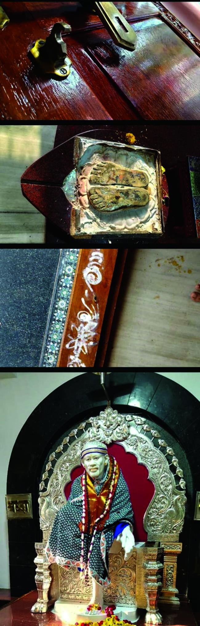 ಸಾಯಿ ಮಂದಿರದಲ್ಲಿ ಬೆಳ್ಳಿ ಕವಚ ಕಳ್ಳತನ: 8 ಲಕ್ಷ ಬೆಲೆಯ ಬೆಳ್ಳಿ ದೋಚಿದ ಕಳ್ಳರು 