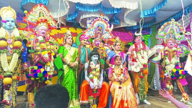 ಗ್ರಾಮೀಣ ಭಾಗದ ಬಯಲಾಟ ಕಲೆ ಉಳಿಸಿ: ಶಾಸಕ ಜೆ.ಎನ್‌.ಗಣೇಶ 