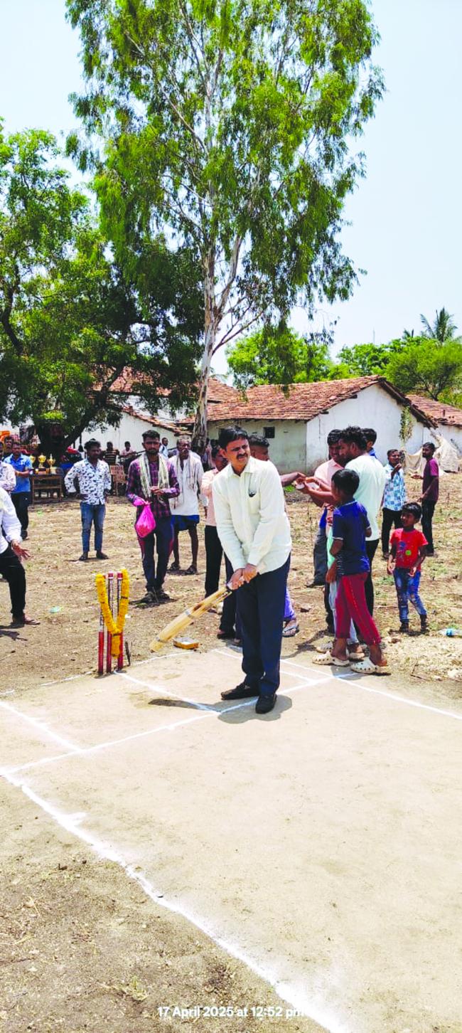 ಕ್ರೀಡೆಯಲ್ಲಿ ಸಾಧನೆ ಮಾಡಿ, ಗ್ರಾಮದ ಹೆಸರು ತನ್ನಿ: ಸಚೀನ ಪಾಟೀಲ  