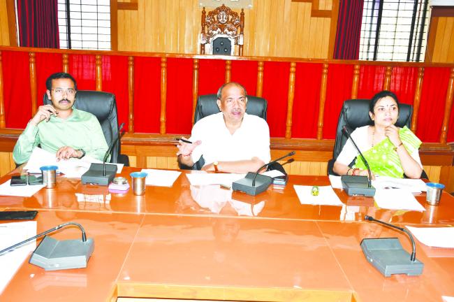 ವಿಪತ್ತು ನಿರ್ವಹಣಾ ಪ್ರಾಧಿಕಾರದ ಪ್ರಗತಿ ಪರೀಶೀಲನಾ ಸಭೆ  