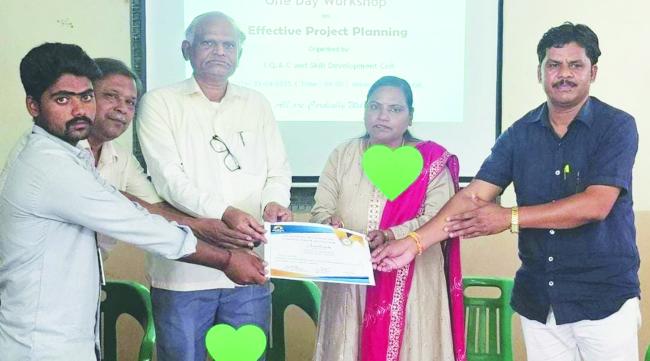 ಪರಿಣಾಮಕಾರಿ ಯೋಜನಾ ತಯಾರಿಕೆ ಕಾರ್ಯಗಾರ  