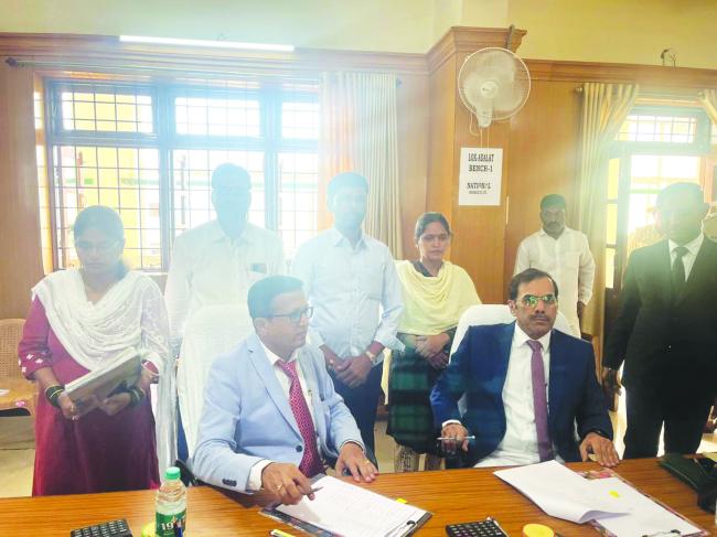 ವಿಶೇಷ ಲೋಕ ಅದಾಲತ್‌ನಲ್ಲಿ 1274 ಪ್ರಕರಣಗಳು ರೂ.3,70,59,863 ಮೊತ್ತದ ಪರಿಹಾರ ಇತ್ಯರ್ಥ