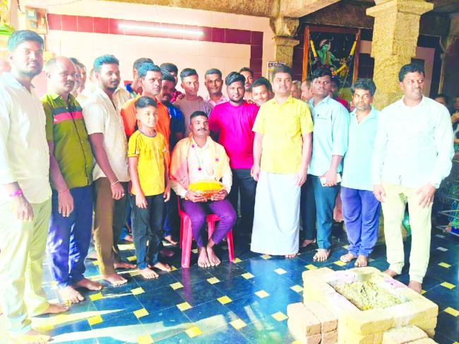 ಸಮಾಜದ ಯುವಕ ನವೀನ ವಿಠಲ್ ಜಾಣಾ ಅವರು ಭಾರತೀಯ ಸೇನೆಗೆ ಆಯ್ಕೆ  