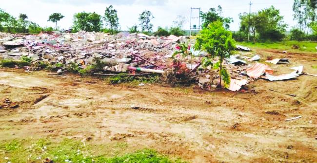 ಗಾಯರಾಣ ಜಮೀನದಲ್ಲಿ ನಿರ್ಮಿಸಿದ ಅನಧಿಕೃತ ಕಟ್ಟಡಗಳ ತೆರವು 