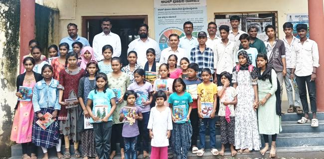 ಗ್ರಾಮೀಣ ಪ್ರದೇಶದ ವಿದ್ಯಾರ್ಥಿಗಳ ಅನುಕೂಲಕ್ಕಾಗಿ ಗ್ರಂಥಾಲಯವನ್ನು ಪ್ರಾರಂಭ 