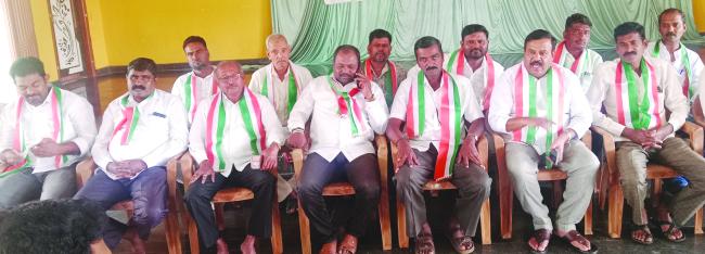 ಬ್ಯಾಡಗಿ ಮುಖ್ಯ ರಸ್ತೆ ಅಗಲೀಕರಣದ ಪ್ರತಿಭಟನೆಗೆ ಕಾಂಗ್ರೆಸ್ ಸಾಥ್ 