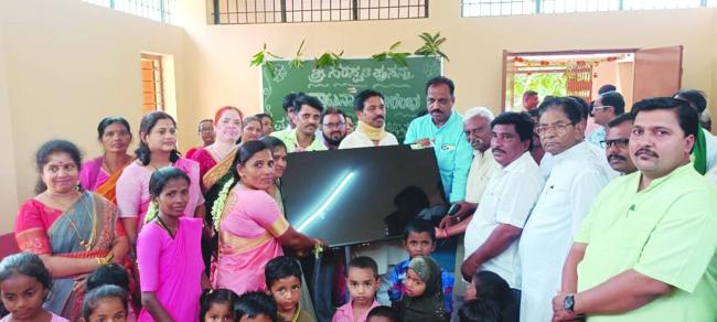 ನೂತನ ಅಂಗನವಾಡಿ ಕಟ್ಟಡ ಉದ್ಘಾಟನೆ  