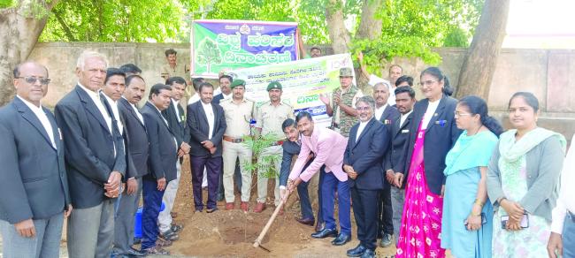 ಗಿಡ ನೆಟ್ಟು ಬೆಳೆಸಿ ಪರಿಸರ ಕಾಪಾಡಿ