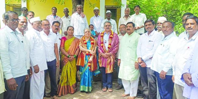 ಪದ್ಮಶ್ರೀ ಪ್ರಶಸ್ತಿ ಪುರಸ್ಕೃತ ಅಶ್ವಿನಿಗೆ ಸತ್ಕಾರ 