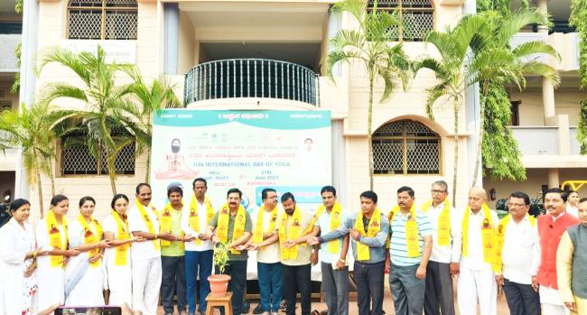 ಯೋಗ ಮನುಷ್ಯನ ಜೀವಕ್ಕೆ ಸಂಜೀವಿನಿ ಇದ್ದ ಹಾಗೆ: ಶಾಸಕ ಐಹೊಳೆ 